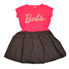 Barbie - Vestido Barbie, Blusa Rosada Y Falda Negra
